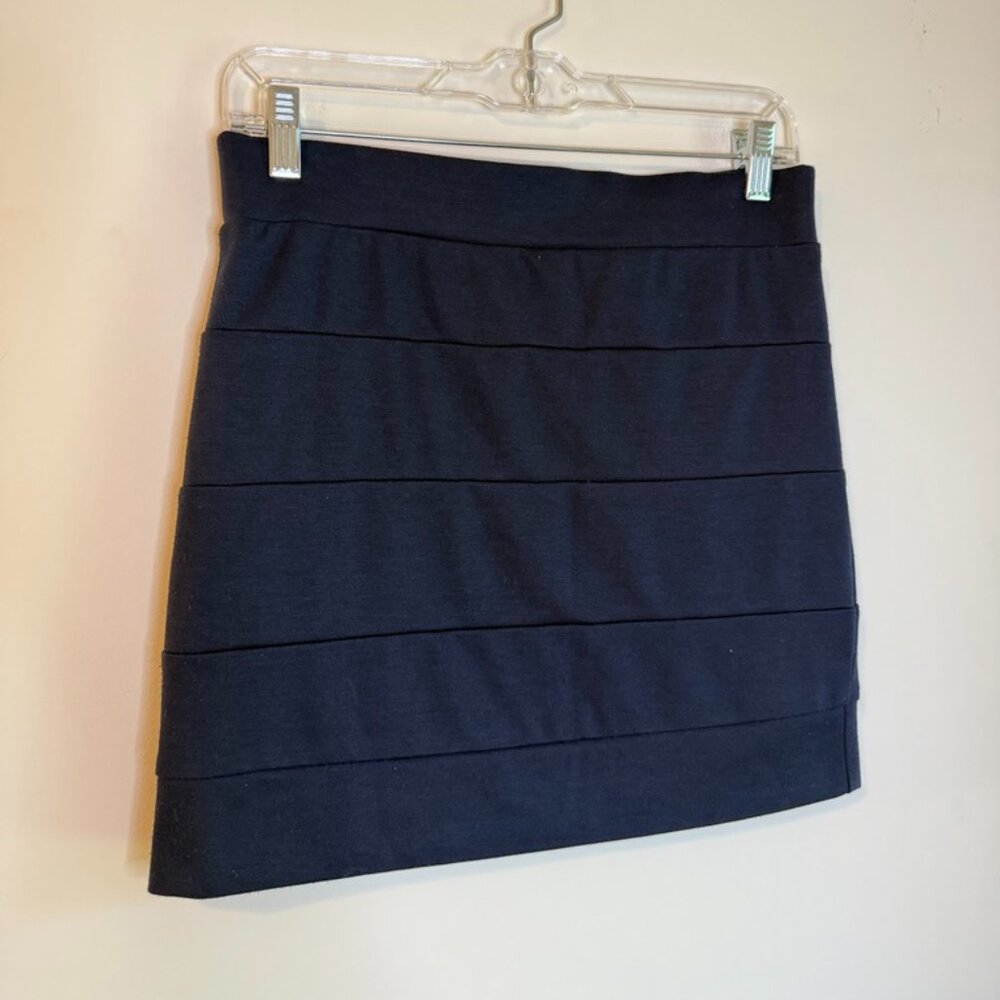 Lush Navy Mini Skirt, Size M